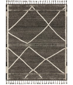 Loloi Iman IMA-02 BEIGE / black Area Rug 2 ft. 0 in. X 3 ft. 0 in. Rectangle