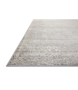 Loloi Indra INA-02 Silver / Ivory Area Rug 18 in. X 18 in. Sample