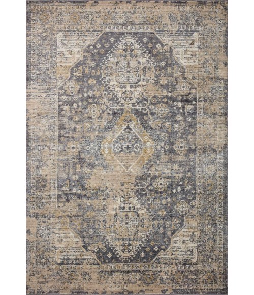 Loloi Indra Area Rug Loloi Indra Charcoal / Natural 3'-7" x 5'-7" Accent Rug