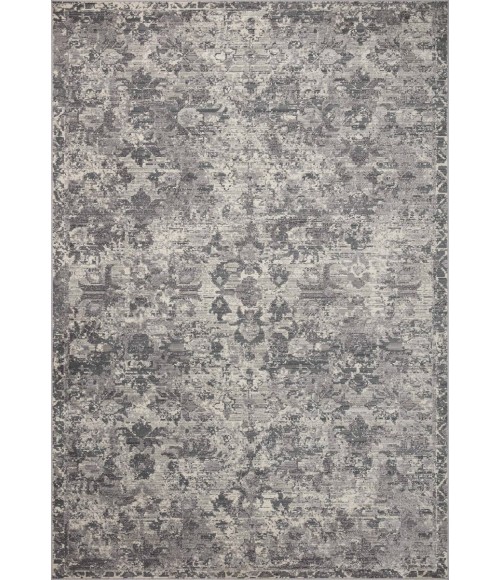 Loloi Indra Area Rug Loloi Indra Charcoal / Silver 2'-6" x 8'-0" Runner Rug