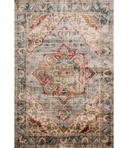 Loloi Isadora ISA-02 OATMEAL / MULTI Area Rug 18 in. X 18 in. Sample