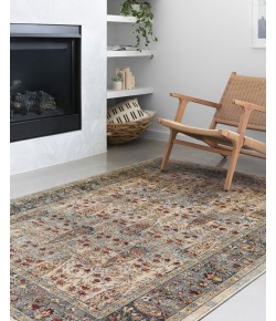 Loloi Isadora ISA-03 SAND / STEEL Area Rug 2 ft. 0 in. X 3 ft. 0 in. Rectangle