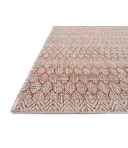 Loloi Isle IE-01 BEIGE / RUST Area Rug 7 ft. 10 in. X 10 ft. 9 in. Rectangle