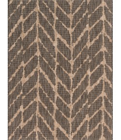 Loloi Isle IE-02 black / MOCHA Area Rug 5 ft. 3 in. X 7 ft. 7 in. Rectangle