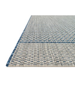 Loloi Isle IE-03 GREY / BLUE Area Rug 5 ft. 3 in. X 7 ft. 7 in. Rectangle