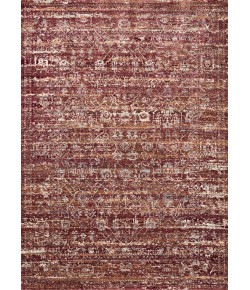 Loloi Jasmine JAS-05 Sky / Bordeaux Area Rug 18 in. X 18 in. Sample