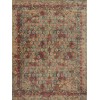 Loloi Javari JV-03 SLATE / BERRY Area Rug 18 in. X 18 in. Sample