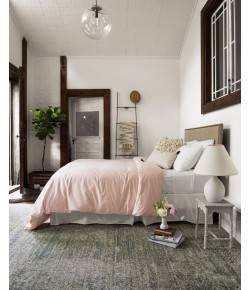 Loloi Javari JV-05 IVORY / SEA Area Rug 12 ft. 0 in. X 15 ft. 0 in. Rectangle