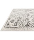 Loloi Joaquin Ivory / Charcoal JOA-03 5ft.-3in. X 5ft.-3in. Round Rug