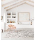 Loloi Joaquin Ivory / Charcoal JOA-03 5ft.-3in. X 5ft.-3in. Round Rug