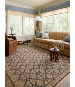 Chris Loves Julia x Loloi Judy Natural / Graphite JUD-05 8 ft. 6 in. X 11 ft. 6 in. Rectangle Rug
