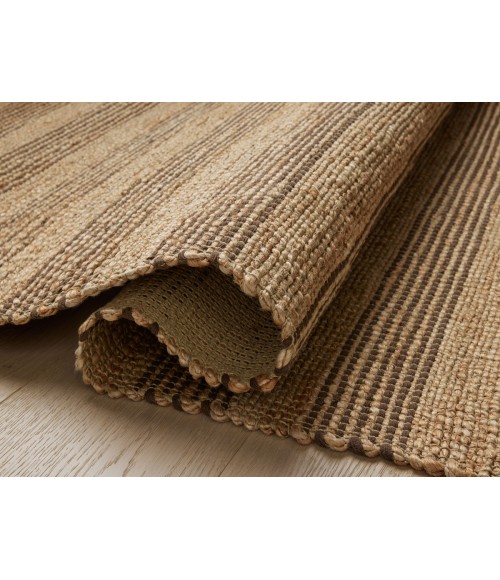 Chris Loves Julia x Loloi Judy Natural / Chocolate Rug JUD-06 8 ft. 6 in. X 11 ft. 6 in. Rectangle - Rugs Town Chris Loves Julia x Loloi Judy Natural / Chocolate JUD-06 8 ft. 6 in. X 11 ft. 6 in. Rectangle Rug