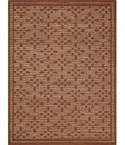 Chris Loves Julia x Loloi Judy Natural / Spice JUD-07 2 ft. 6 in. X 7 ft. 6 in. Rectangle Rug