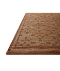Chris Loves Julia x Loloi Judy Natural / Spice JUD-07 2 ft. 6 in. X 7 ft. 6 in. Rectangle Rug