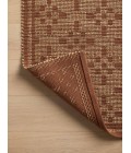 Chris Loves Julia x Loloi Judy Natural / Spice JUD-07 2 ft. 6 in. X 7 ft. 6 in. Rectangle Rug