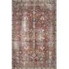Chris Loves Julia x Loloi Jules JUL-01 MERLOT / MULTI Area Rug 2 ft. 6 in. X 9 ft. 6 in. Rectangle