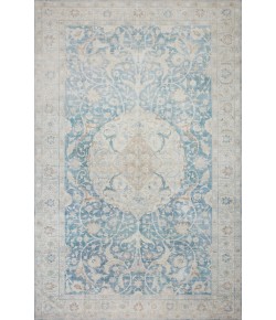 Loloi Jules JUL-03 ANTIQUE / SKY Area Rug 18 in. X 18 in. Sample