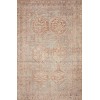 Chris Loves Julia x Loloi Jules JUL-04 TANGERINE / MIST Area Rug 2 ft. 6 in. X 9 ft. 6 in. Rectangle