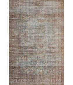 Loloi Jules JUL-05 LAGOON / BRICK Area Rug 2 ft. 6 in. X 12 ft. 0 in. Rectangle