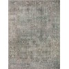 Chris Loves Julia x Loloi Jules Emerald / Antique Ivory 45481 2 ft. 6 in. X 9 ft. 6 in. Rectangle Rug