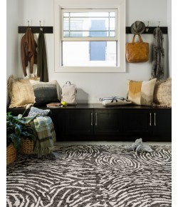 Loloi Juneau JY-04 black / SILVER Area Rug 3 ft. 6 in. X 5 ft. 6 in. Rectangle