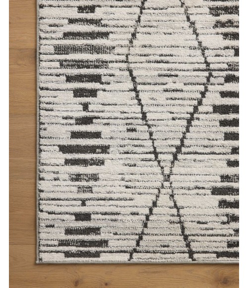 Loloi II Kamala Charcoal / Dove 2'-3" x 3'-10" Accent Rug