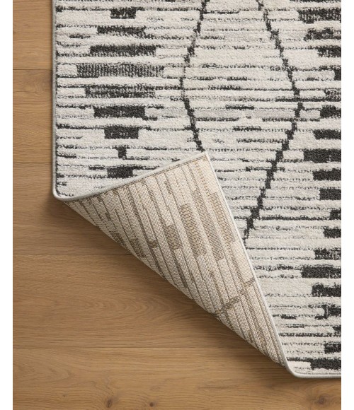 Loloi II Kamala Charcoal / Dove 2'-3" x 3'-10" Accent Rug