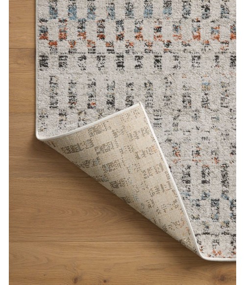 Loloi II Kamala Grey / Multi 18" x 18" Sample Rug