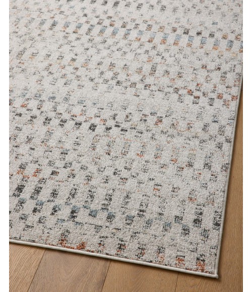 Loloi II Kamala Grey / Multi 18" x 18" Sample Rug