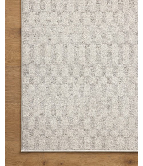 Loloi II Kamala Ivory / Grey 5'-3" x 7'-9" Area Rug
