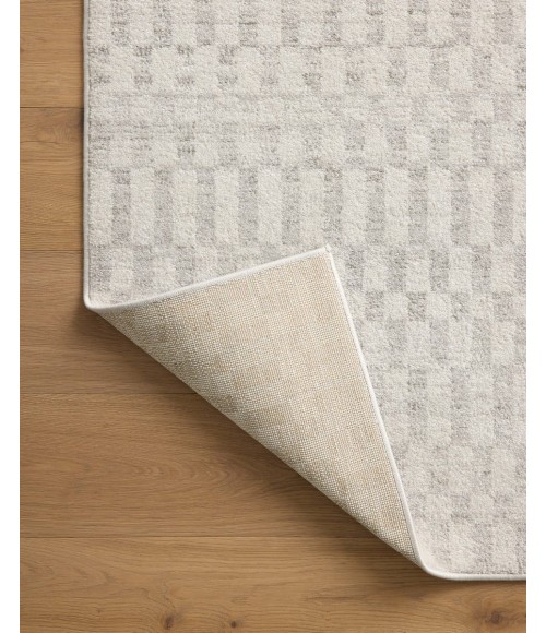 Loloi II Kamala Ivory / Grey 5'-3" x 7'-9" Area Rug