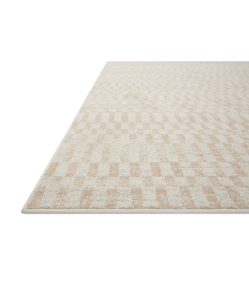Loloi II Kamala Ivory / Natural 5'-3" x 7'-9" Area Rug