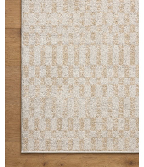 Loloi II Kamala Ivory / Natural 5'-3" x 7'-9" Area Rug