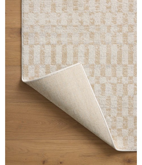 Loloi II Kamala Ivory / Natural 5'-3" x 7'-9" Area Rug