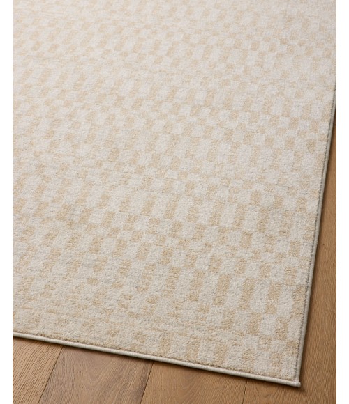 Loloi II Kamala Ivory / Natural 5'-3" x 7'-9" Area Rug
