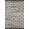 Loloi Kenzie KNZ-01 Ivory / black Area Rug 3 ft. 6 in. X 5 ft. 6 in. Rectangle