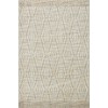 Loloi Kenzie KNZ-01 Ivory / Sand Area Rug 3 ft. 6 in. X 5 ft. 6 in. Rectangle