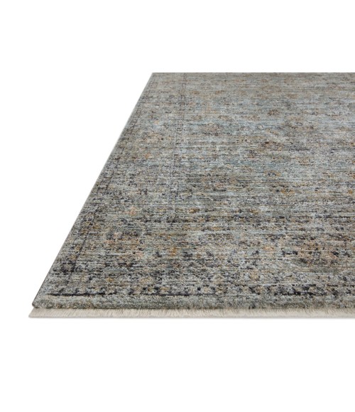 Jean Stoffer x Loloi Katherine Ocean / Gold KES-01 7 ft. 10 in. X 10 ft. Rectangle Rug