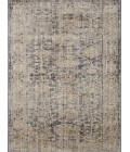 Jean Stoffer x Loloi Katherine Charcoal / Gold KES-02 7 ft. 10 in. X 7 ft. 10 in. Round Rug
