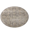 Jean Stoffer x Loloi Katherine Charcoal / Gold KES-02 7 ft. 10 in. X 7 ft. 10 in. Round Rug