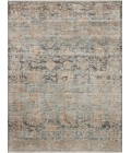 Jean Stoffer x Loloi Katherine Ocean / Coral KES-02 7 ft. 10 in. X 7 ft. 10 in. Round Rug