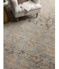Jean Stoffer x Loloi Katherine Ocean / Coral KES-02 7 ft. 10 in. X 7 ft. 10 in. Round Rug