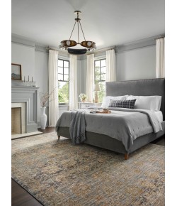 Jean Stoffer x Loloi Katherine Ocean / Coral KES-02 7 ft. 10 in. X 7 ft. 10 in. Round Rug
