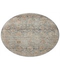 Jean Stoffer x Loloi Katherine Ocean / Coral KES-02 7 ft. 10 in. X 7 ft. 10 in. Round Rug