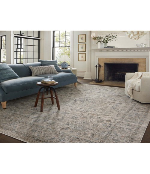 Jean Stoffer x Loloi Katherine Beige / Mist KES-03 2 ft. 3 in. X 3 ft. 10 in. Rectangle Rug