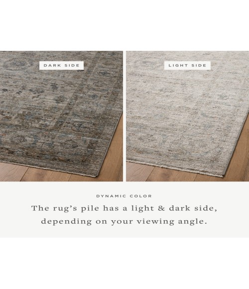 Jean Stoffer x Loloi Katherine Beige / Mist KES-03 2 ft. 3 in. X 3 ft. 10 in. Rectangle Rug