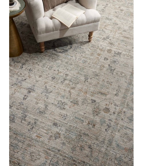 Jean Stoffer x Loloi Katherine Beige / Mist KES-03 2 ft. 3 in. X 3 ft. 10 in. Rectangle Rug