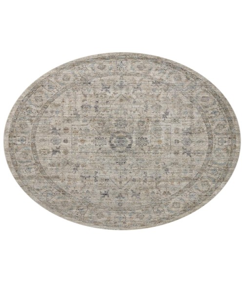Jean Stoffer x Loloi Katherine Beige / Mist KES-03 2 ft. 3 in. X 3 ft. 10 in. Rectangle Rug