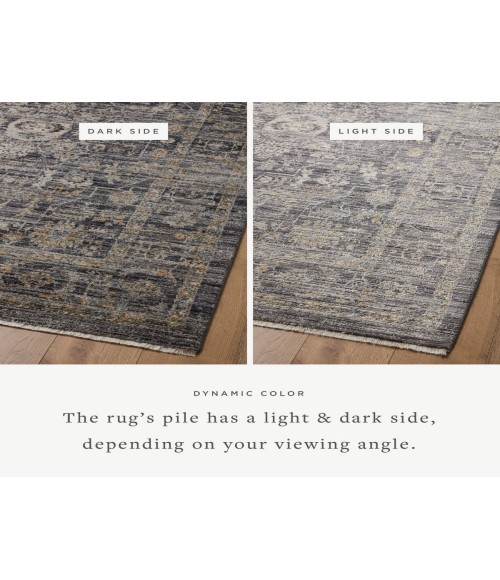 Jean Stoffer x Loloi Katherine Midnight / Tobacco KES-03 2 ft. 3 in. X 3 ft. 10 in. Rectangle Rug