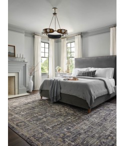 Jean Stoffer x Loloi Katherine Midnight / Tobacco KES-03 2 ft. 3 in. X 3 ft. 10 in. Rectangle Rug